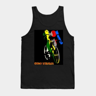 Giro D Italia Surreal Bicycle Racing Advertising Print Tank Top